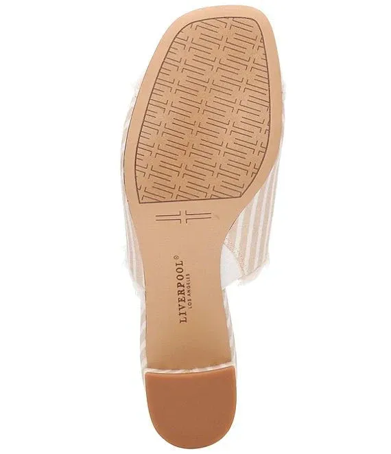 BREA DENIM SLIDE SANDAL
