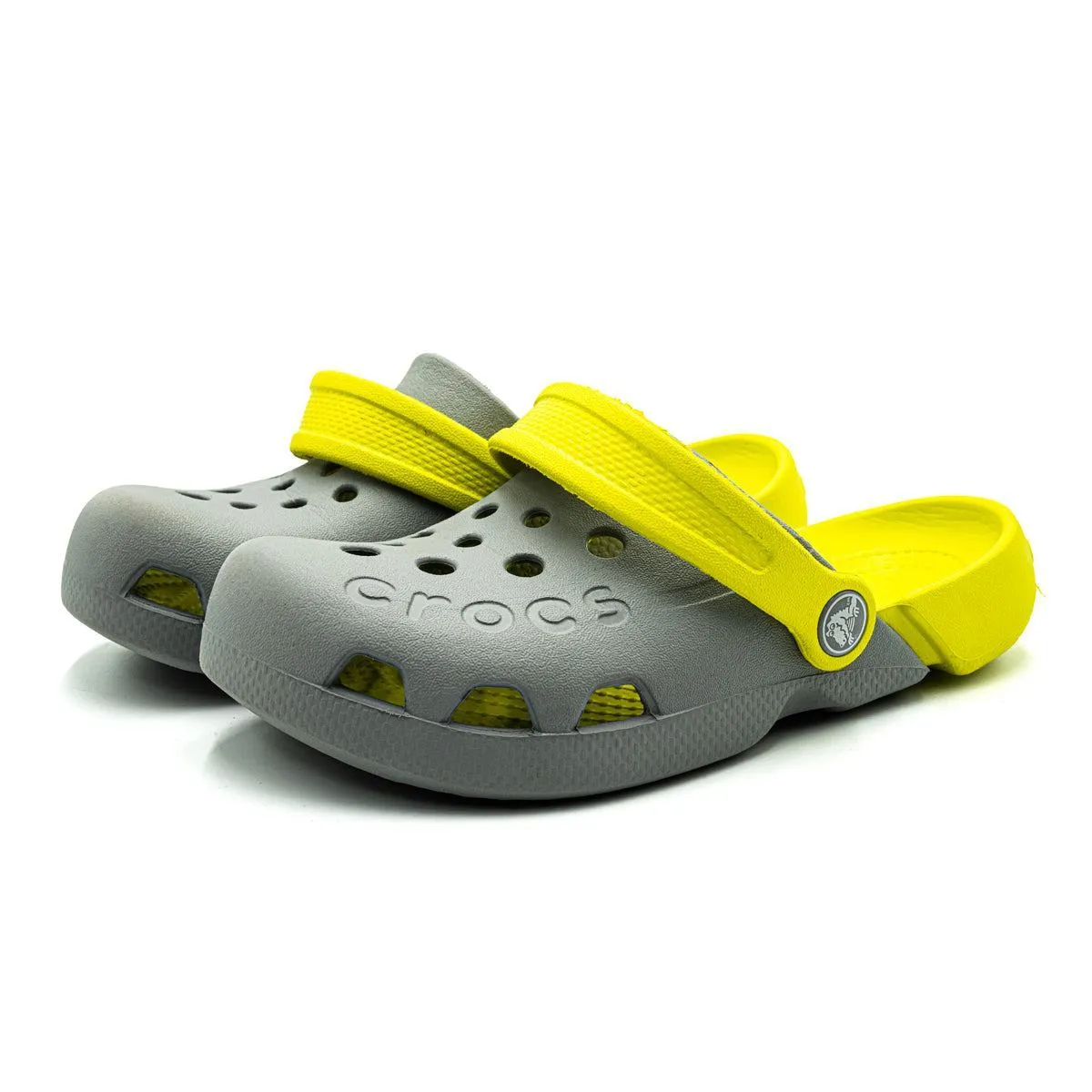 Crocs Electro Clogs Rubber Grey Colour For Kids