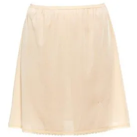 Gemsli Basic Nylon Half Slip with Lace Edge HK300, Taupe