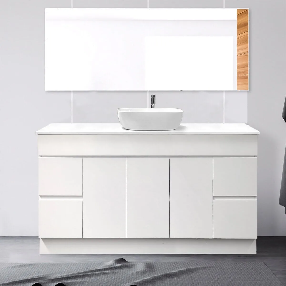 LUCA 1800mm Bathroom Vanity    Bliss Stone Top