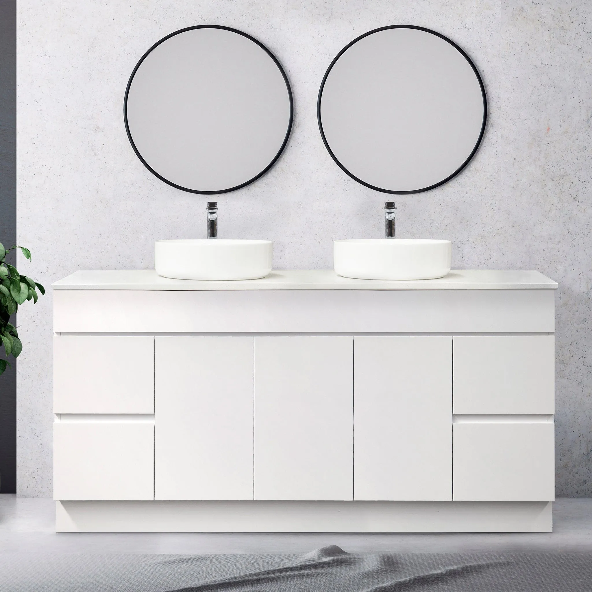 LUCA 1800mm Bathroom Vanity    Bliss Stone Top