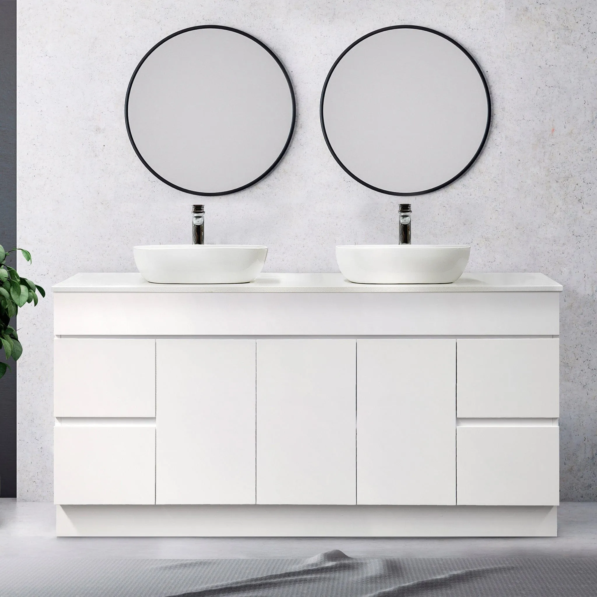 LUCA 1800mm Bathroom Vanity    Bliss Stone Top