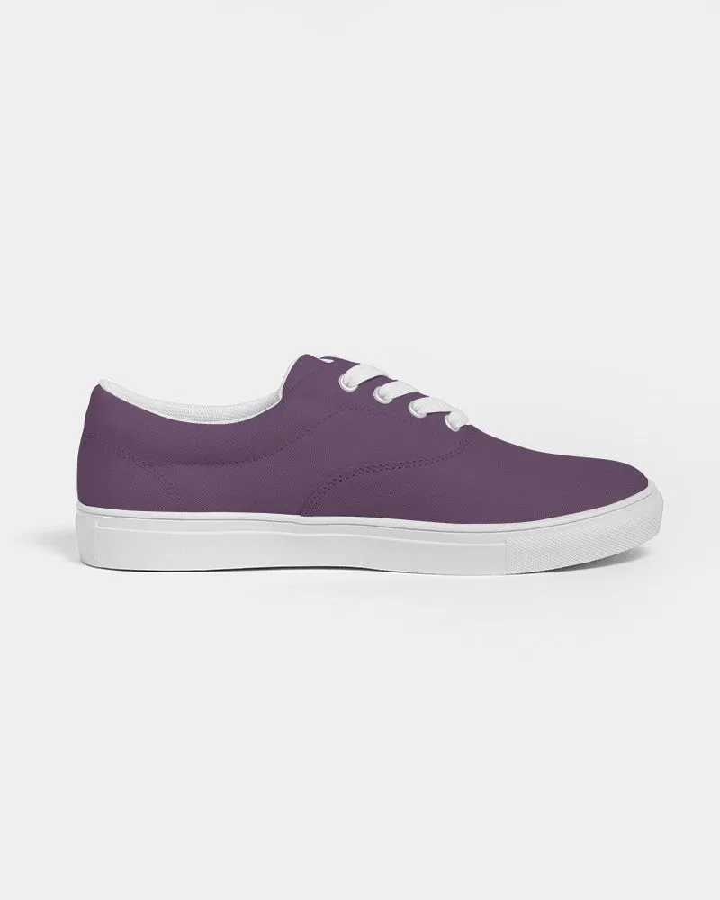 Medium Dark Purple Women's Canvas Sneakers | Women's | Medium Dark Pastel Purple | C30M60Y0K60