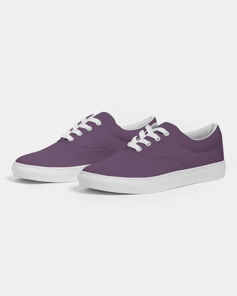 Medium Dark Purple Women's Canvas Sneakers | Women's | Medium Dark Pastel Purple | C30M60Y0K60