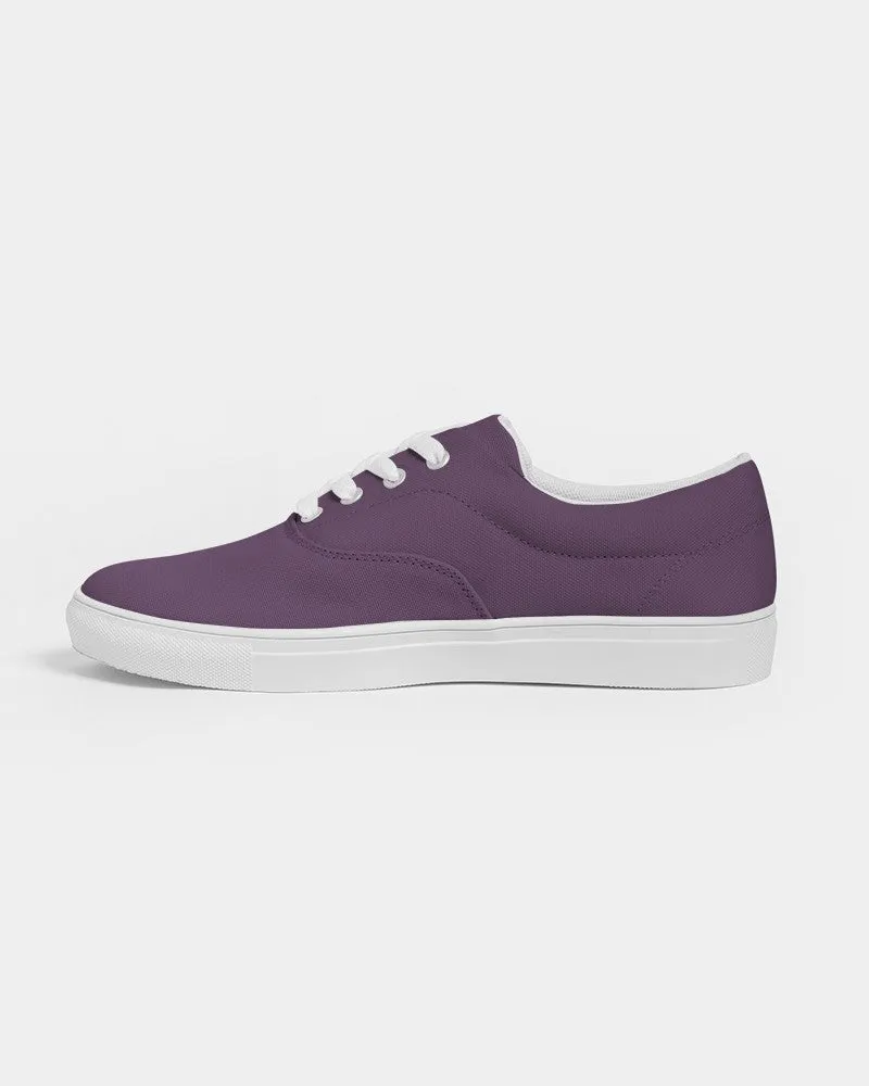 Medium Dark Purple Women's Canvas Sneakers | Women's | Medium Dark Pastel Purple | C30M60Y0K60