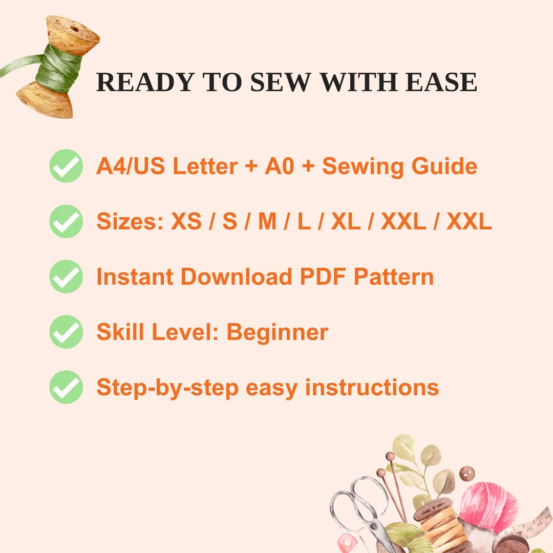 Vest & Blazer PDF Sewing Pattern